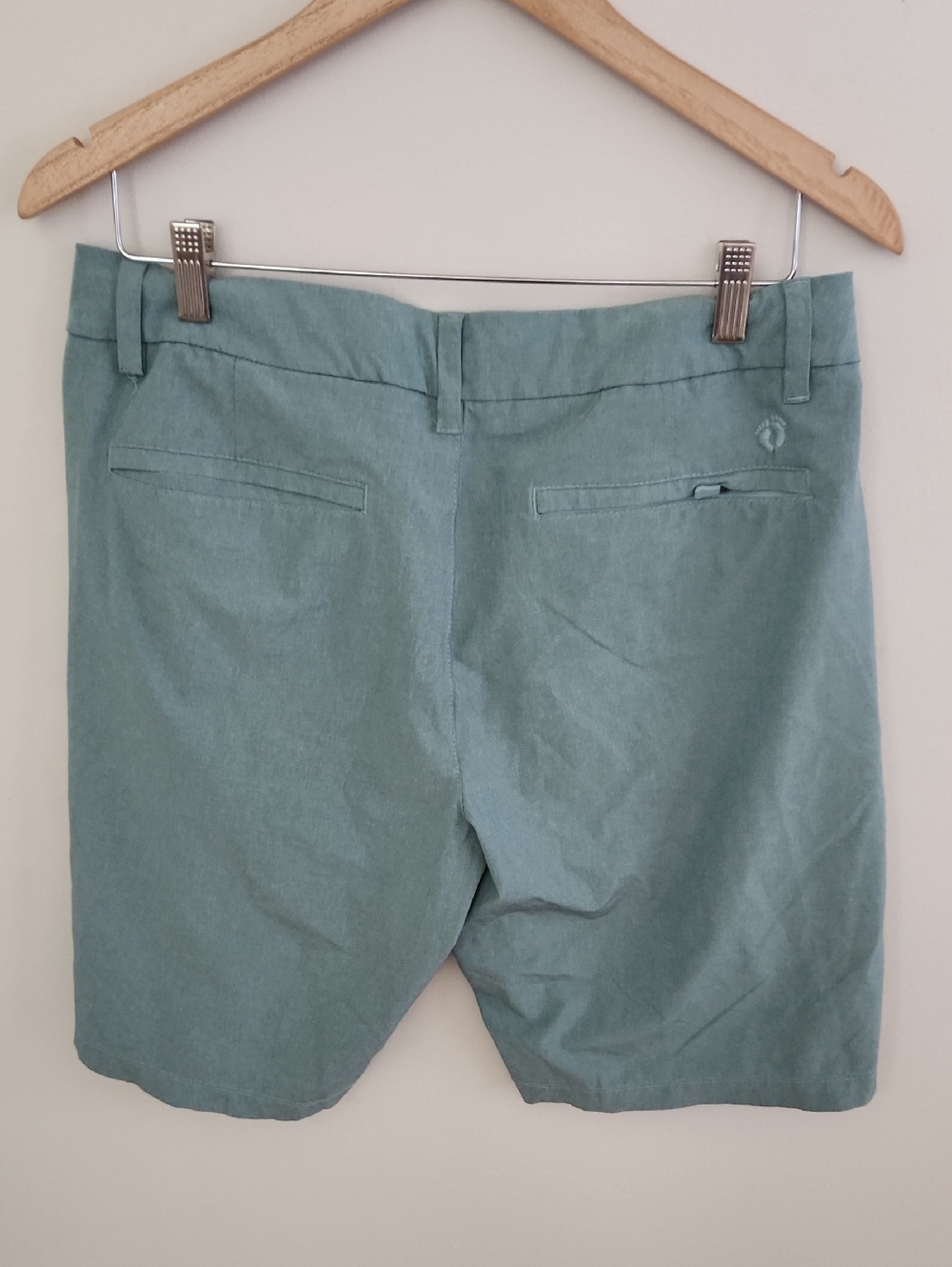 Hang Ten Men's Casual Drawstring Shorts in Sage Green Size 34 - Picture 6 of 7